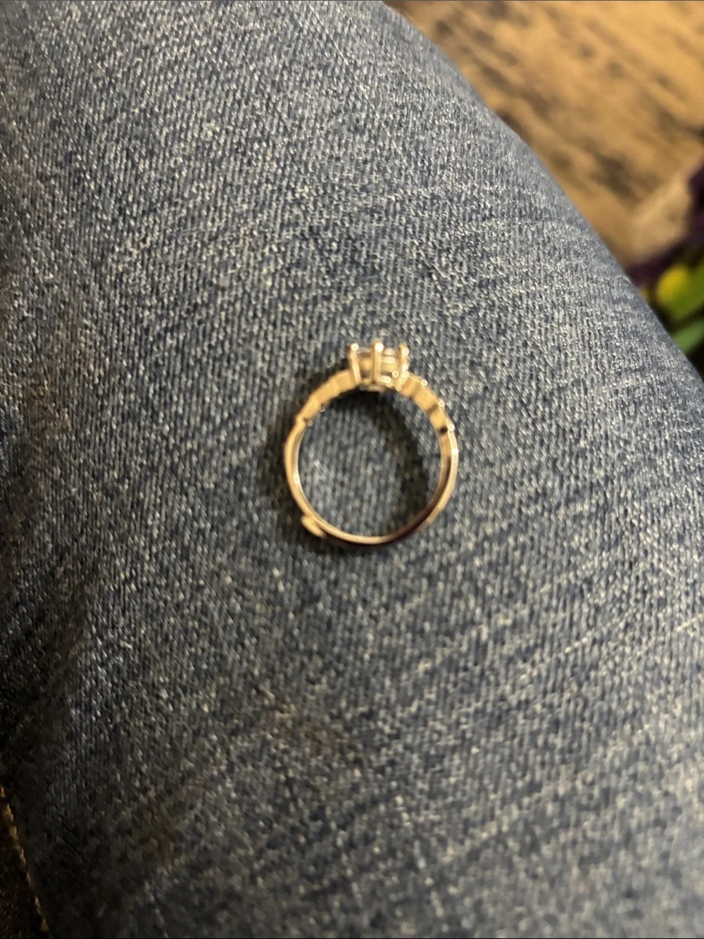 Delicate Moissanite Diamond Ting